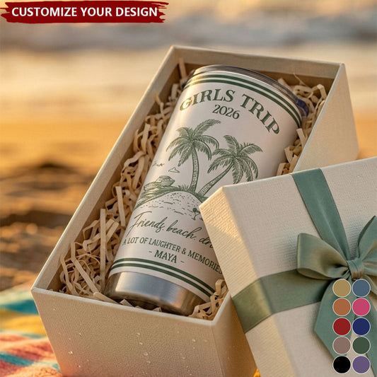 🏖️Girls Trip Summer Time - Personalized Tumbler