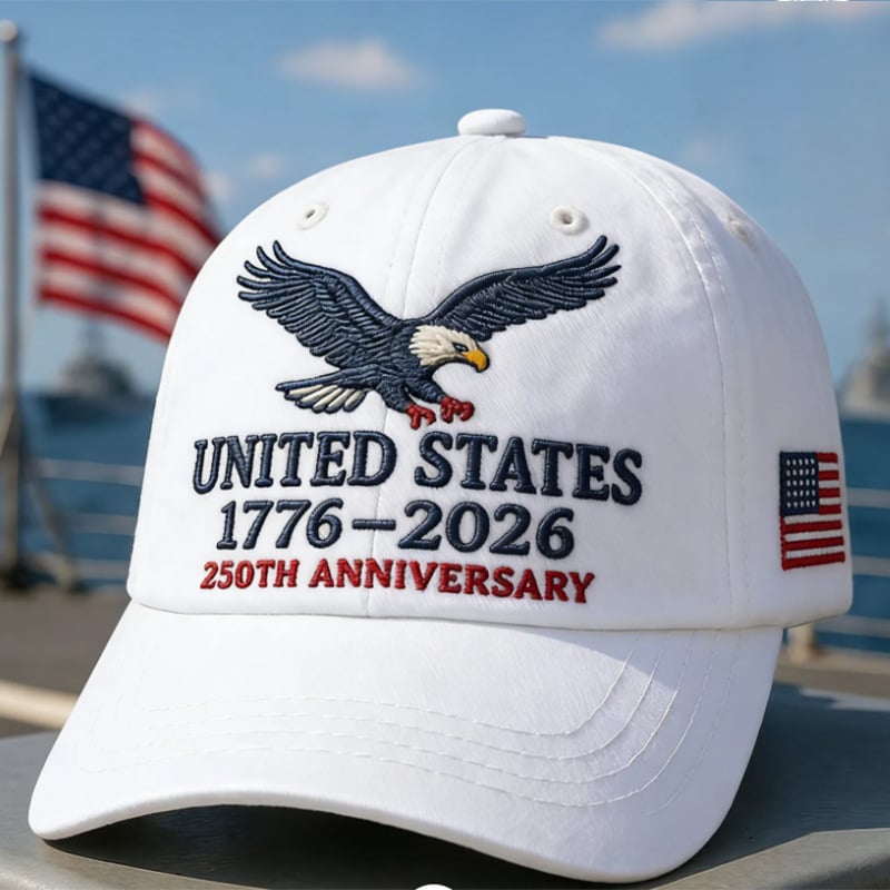 🧢US 250th Anniversary Retro Cotton Custom Cap
