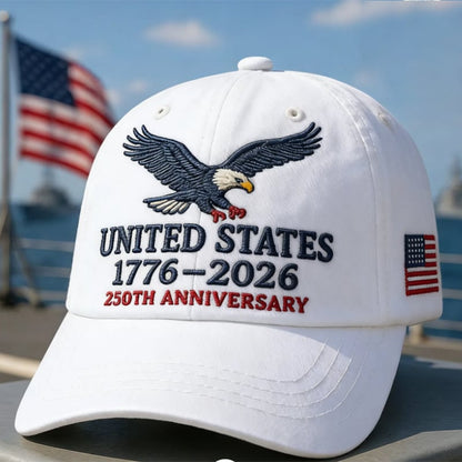 🧢US 250th Anniversary Retro Cotton Custom Cap