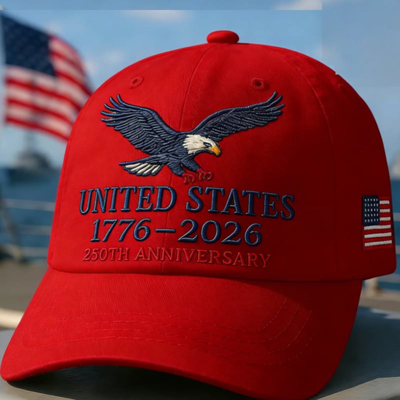 🧢US 250th Anniversary Retro Cotton Custom Cap